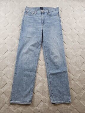 J.Crew Petite High Rise Stovepipe Jean Womens 29 in signature stretch